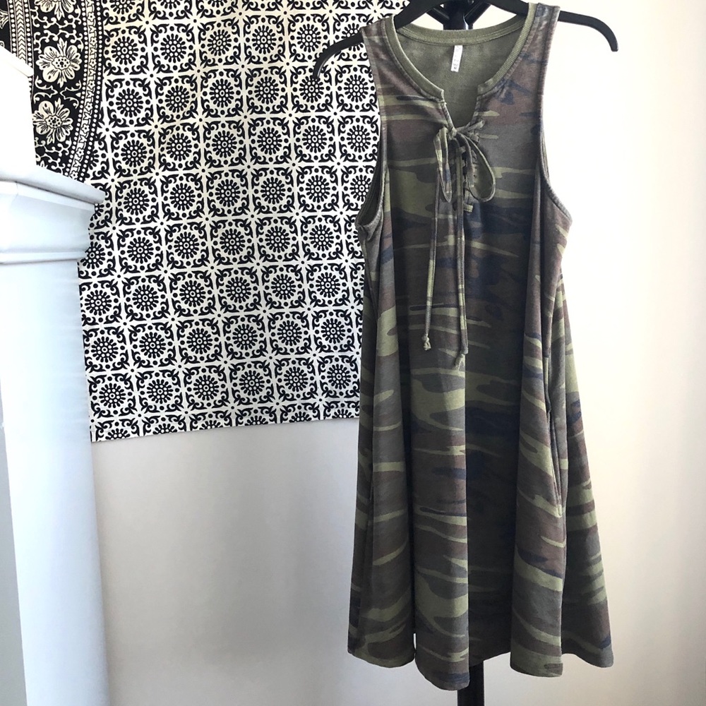 Camo Tank Dress